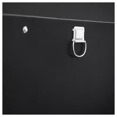 IKEA NIMM Storage box with lid, black | IKEA Paper & media boxes | IKEA Storage boxes & baskets | IKEA Small storage & organisers | Eachdaykart