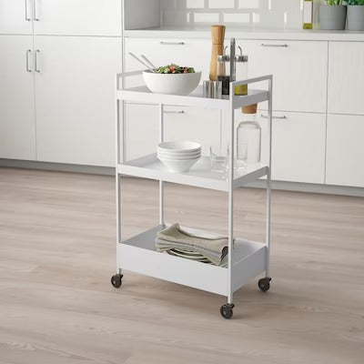 IKEA NISSAFORS Trolley, white | IKEA Kitchen islands & trolleys | IKEA Trolleys | Eachdaykart