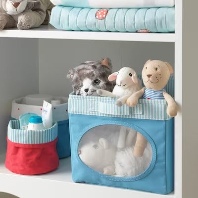 IKEA NOJSAM Box, blue | IKEA Children's boxes & baskets | IKEA Storage boxes & baskets | IKEA Small storage & organisers | Eachdaykart