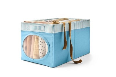 IKEA NOJSAM Box, blue | IKEA Children's boxes & baskets | IKEA Storage boxes & baskets | IKEA Small storage & organisers | Eachdaykart