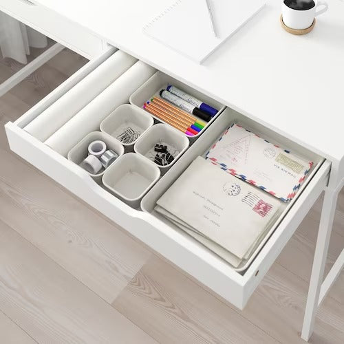 IKEA NOJIG Organiser, plastic/beige | IKEA Paper & media boxes | IKEA Storage boxes & baskets | IKEA Small storage & organisers | Eachdaykart