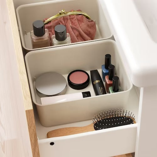 IKEA NOJIG Organiser, plastic/beige | IKEA Paper & media boxes | IKEA Storage boxes & baskets | IKEA Small storage & organisers | Eachdaykart