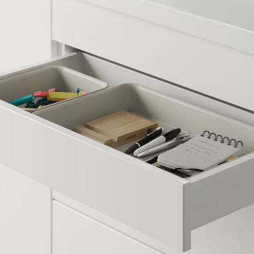IKEA NOJIG Organiser, plastic/beige | IKEA Paper & media boxes | IKEA Storage boxes & baskets | IKEA Small storage & organisers | Eachdaykart