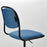 IKEA ORFJALL Swivel chair, black/Vissle blue | IKEA Desk chairs for home | IKEA Desk chairs | Eachdaykart
