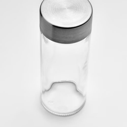 IKEA ORTFYLLD Spice jar, glass/stainless steel | Spice & condiment stands | Storage & organisation | Eachdaykart