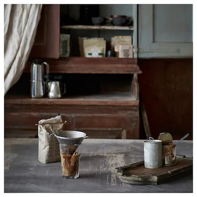 IKEA OVERST 3-piece metal filter coffee set, stainless steel | IKEA Coffee makers & accessories | IKEA Coffee & tea | Eachdaykart