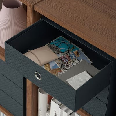 IKEA PALLRA Mini chest with 3 drawers, black | IKEA Paper & media boxes | IKEA Storage boxes & baskets | IKEA Small storage & organisers | Eachdaykart