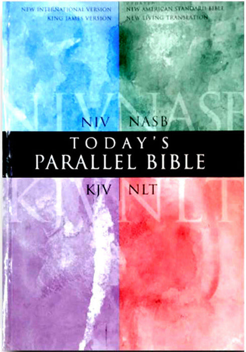 Today’s Parallel Bible KJV, NIV, NASB, NLT (Including 4 Versions) – English – By Zondervan | English Bibles | Eachdaykart