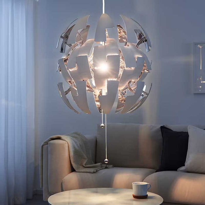 jam plastic Land van staatsburgerschap IKEA PS 2014 Pendant lamp, white/silver-colour, 52cm — EachDayKart