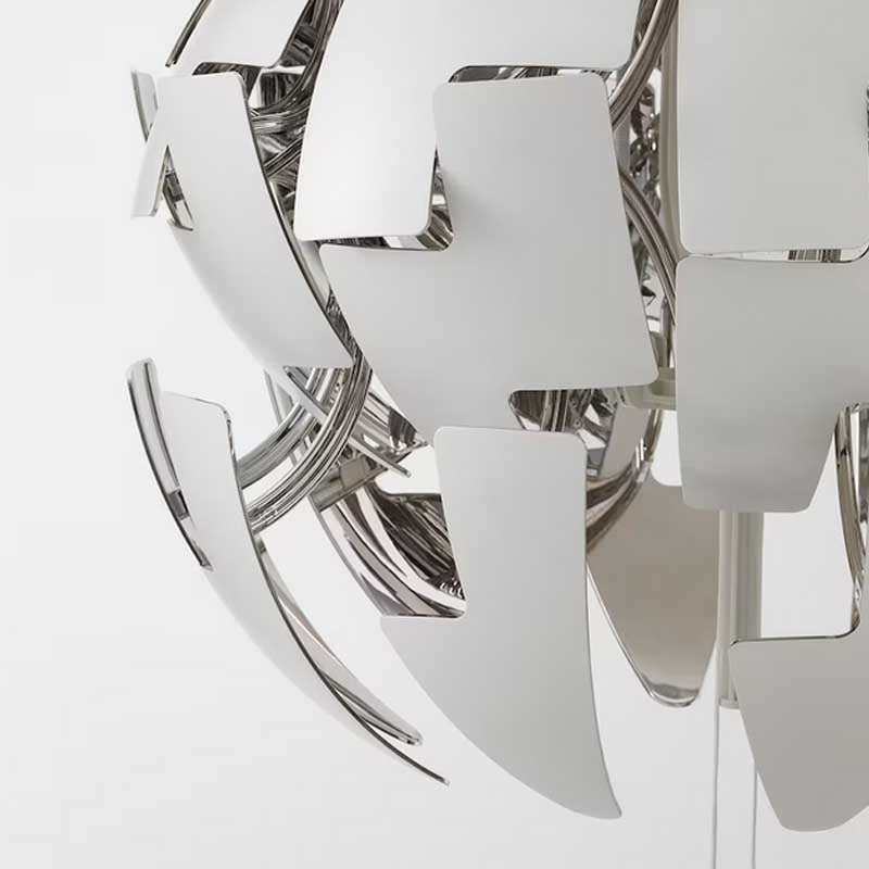 IKEA PS 2014 Pendant lamp, white/silver-colour, 52cm