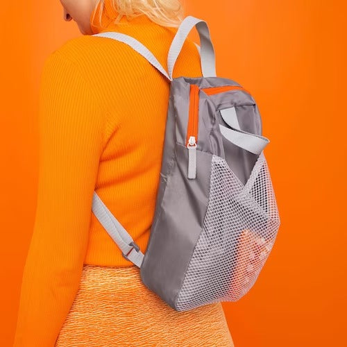 IKEA PIVRING Backpack, light grey | Backpacks & messenger bags | IKEA Bags | Eachdaykart
