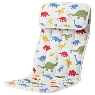IKEA POANG Children's armchair cushion, Medskog/dinosaur pattern | IKEA Children's armchairs | IKEA Children's chairs | Eachdaykart