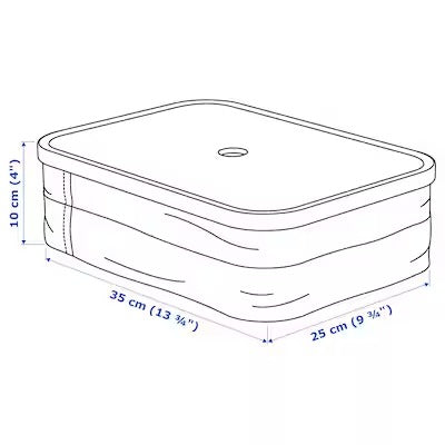 IKEA RABBLA Box with compartments | IKEA Clothes boxes | IKEA Storage boxes & baskets | IKEA Small storage & organisers | Eachdaykart