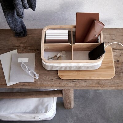 IKEA RABBLA Box with compartments | IKEA Clothes boxes | IKEA Storage boxes & baskets | IKEA Small storage & organisers | Eachdaykart