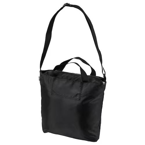 IKEA RACKLA Bag, foldable, black | Shopping bags & tote bags | IKEA Bags | Eachdaykart