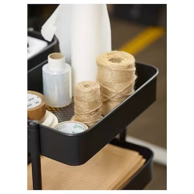 IKEA RASKOG Trolley, black | IKEA Kitchen islands & trolleys | IKEA Trolleys | Eachdaykart