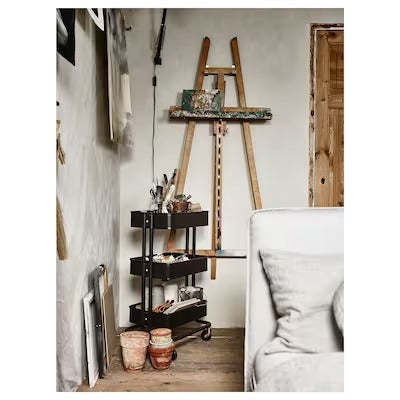 IKEA RASKOG Trolley, black | IKEA Kitchen islands & trolleys | IKEA Trolleys | Eachdaykart