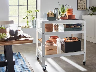 IKEA REJSA Box, grey-green/metal | IKEA Paper & media boxes | IKEA Storage boxes & baskets | IKEA Small storage & organisers | Eachdaykart