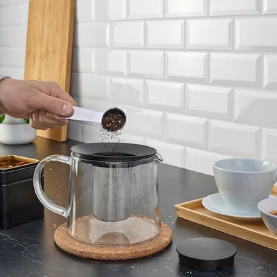 IKEA RIKLIG Teapot, glass | IKEA Tea pots & accessories | IKEA Coffee & tea | Eachdaykart