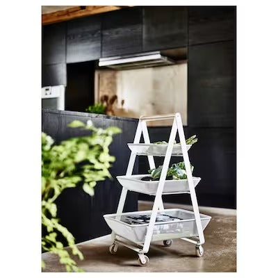 IKEA RISATORP Trolley, white | IKEA Kitchen islands & trolleys | IKEA Trolleys | Eachdaykart
