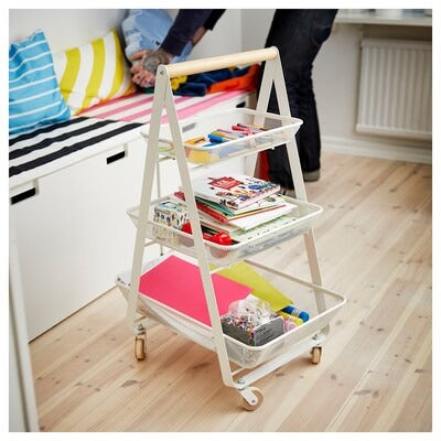 IKEA RISATORP Trolley, white | IKEA Kitchen islands & trolleys | IKEA Trolleys | Eachdaykart