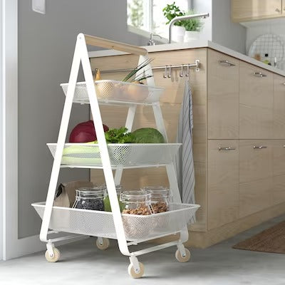 IKEA RISATORP Trolley, white | IKEA Kitchen islands & trolleys | IKEA Trolleys | Eachdaykart