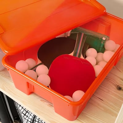 IKEA SAMLA Box, orange | IKEA Secondary storage boxes | IKEA Storage boxes & baskets | IKEA Small storage & organisers | Eachdaykart