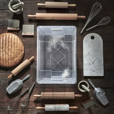 IKEA SAMLA Box, transparent | IKEA Secondary storage boxes | IKEA Storage boxes & baskets | IKEA Small storage & organisers | Eachdaykart