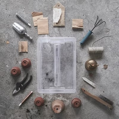 IKEA SAMLA Insert for box 11/22 l, transparent | IKEA Secondary storage boxes | IKEA Storage boxes & baskets | IKEA Small storage & organisers | Eachdaykart