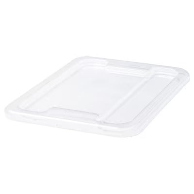 IKEA SAMLA Lid for box 5 l, transparent | IKEA Secondary storage boxes | IKEA Storage boxes & baskets | IKEA Small storage & organisers | Eachdaykart