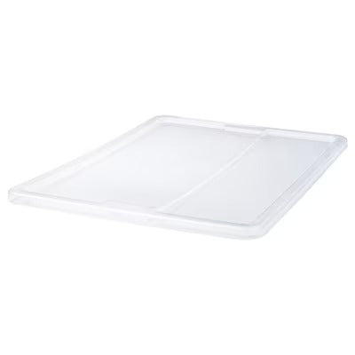 IKEA SAMLA Lid for box 55/130 l, transparent | IKEA Secondary storage boxes | IKEA Storage boxes & baskets | IKEA Small storage & organisers | Eachdaykart