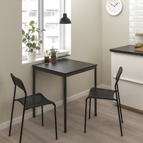 IKEA SANDSBERG / ADDE Table and 2 chairs, black/black |  IKEA Dining sets up to 2 chairs | IKEA Dining sets | Eachdaykart