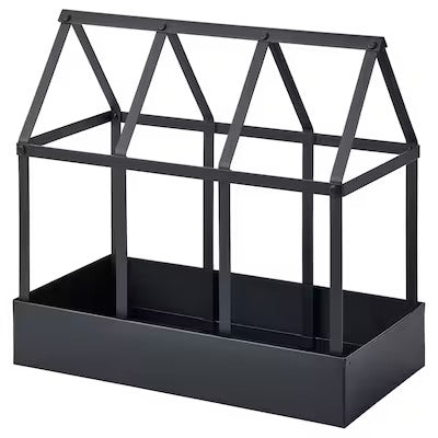 IKEA SENAPSKAL Decoration greenhouse, in/outdoor black | IKEA Growing accessories | IKEA Plants & flowers | IKEA Decoration | Eachdaykart