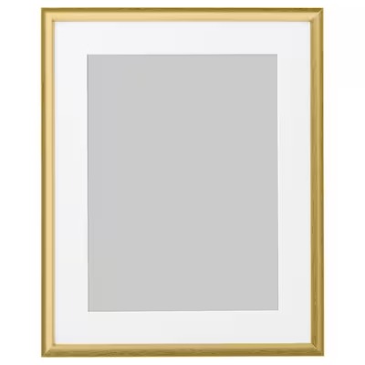 IKEA SILVERHOJDEN Frame, gold-colour | IKEA Picture & photo frames | IKEA Frames & pictures | Eachdaykart