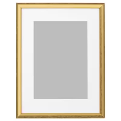 IKEA SILVERHOJDEN Frame, gold-colour | IKEA Picture & photo frames | IKEA Frames & pictures | Eachdaykart