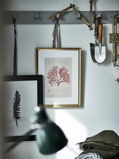 IKEA SILVERHOJDEN Frame, gold-colour | IKEA Picture & photo frames | IKEA Frames & pictures | Eachdaykart