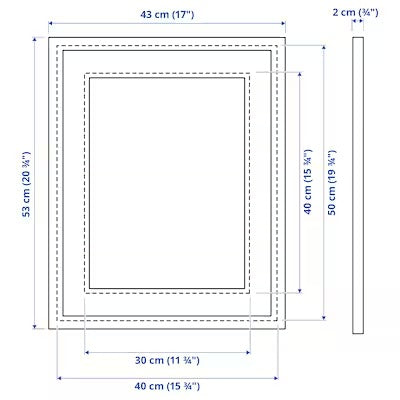 IKEA SILVERHOJDEN Frame, gold-colour | IKEA Picture & photo frames | IKEA Frames & pictures | Eachdaykart