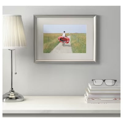 IKEA SILVERHOJDEN Frame, silver-colour | IKEA Picture & photo frames | IKEA Frames & pictures | Eachdaykart