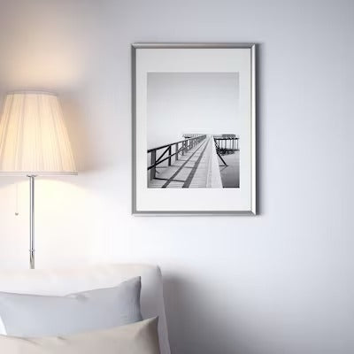 IKEA SILVERHOJDEN Frame, silver-colour | IKEA Picture & photo frames | IKEA Frames & pictures | Eachdaykart