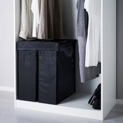 IKEA SKUBB Laundry bag with stand, black | IKEA Laundry baskets | Eachdaykart