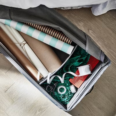 IKEA SKUBB Storage case for wrapping paper, dark grey | IKEA Paper & media boxes | IKEA Storage boxes & baskets | IKEA Small storage & organisers | Eachdaykart