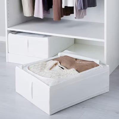 IKEA SKUBB Storage case, white | IKEA Clothes boxes | IKEA Storage boxes & baskets | IKEA Small storage & organisers | Eachdaykart