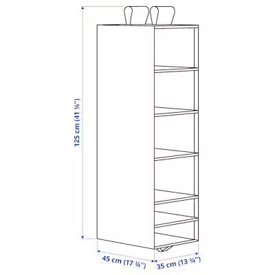 IKEA SKUBB Storage with 6 compartments, dark grey | IKEA Clothes boxes | IKEA Storage boxes & baskets | IKEA Small storage & organisers | Eachdaykart