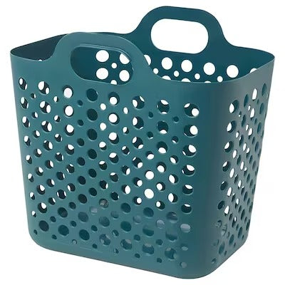 IKEA SLIBB Flexible laundry basket, turquoise | IKEA Laundry baskets | Eachdaykart