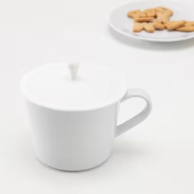 IKEA SMULFARE Lid for mug, silicone white | IKEA Mugs & cups | IKEA Coffee & tea | Eachdaykart