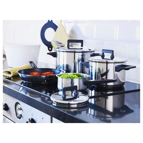 IKEA SNITSIG Pot with lid, stainless steel | IKEA Pots & sauce pans | Eachdaykart