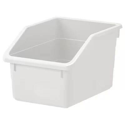 IKEA SOCKERBIT Box, white | IKEA Paper & media boxes | IKEA Storage boxes & baskets | IKEA Small storage & organisers | Eachdaykart