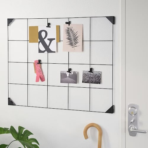 IKEA SOSDALA Memo board with clips, black | IKEA Noticeboards | Eachdaykart