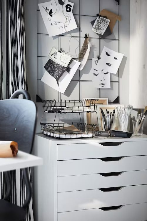 IKEA SOSDALA Memo board with clips, black | IKEA Noticeboards | Eachdaykart