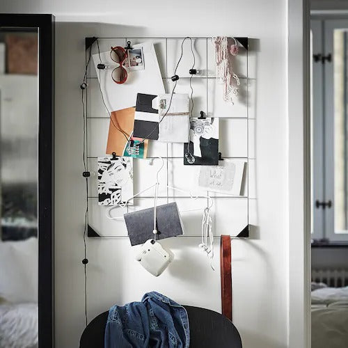 IKEA SOSDALA Memo board with clips, black | IKEA Noticeboards | Eachdaykart